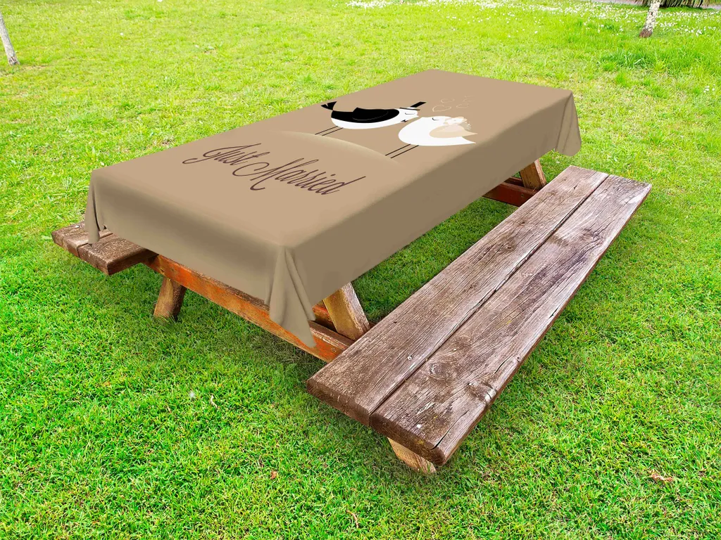 Design Romantico Tovaglia Esterni ABAKUHAUS 145x265 cm - Birds
