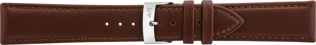 Bracelet en cuir véritable Kadjar 5753C23.032 boucle argent 20mm