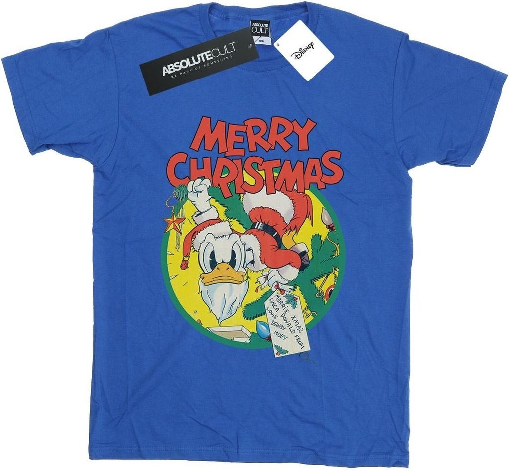 Disney - "Merry Christmas" T-Shirt für Damen BI37684 (XXL) (Königsblau)