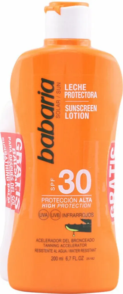 Babaria Sun Lozione Solare SPF30 200ml Set 2 Pezzi - Offerta Risparmio