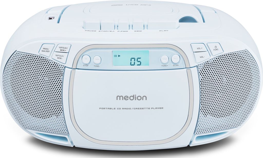 MEDION E66476 Stereo Sound System (Boombox, CD-Player, MP3, Produktbild 