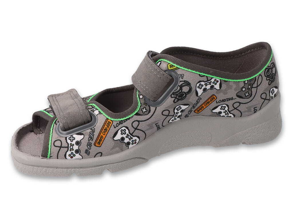 Jungen Hausschuhe, Sandalen Befado Max 969X172 969Y172 grau Produktbild 2