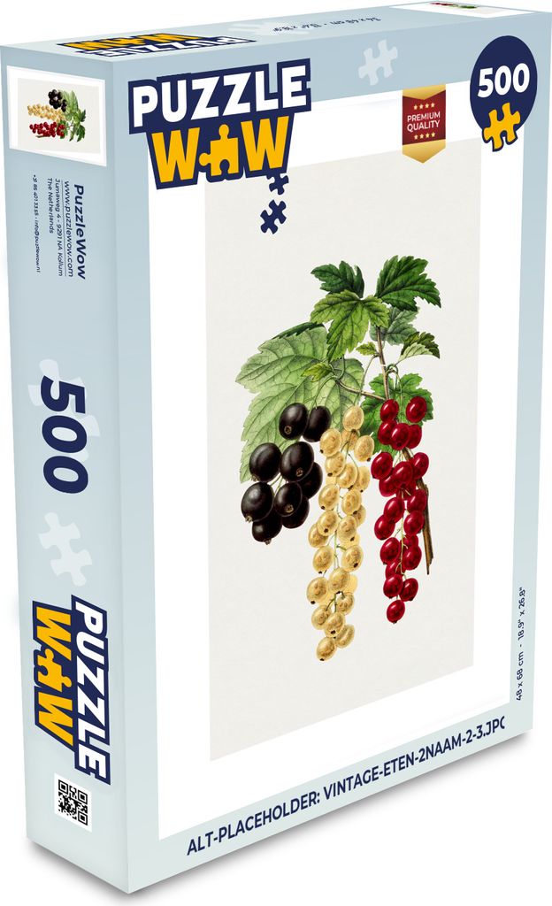 MuchoWow Puzzle 500 Teile Beeren - Obst - Gesund - Denken - Spiel - Toy