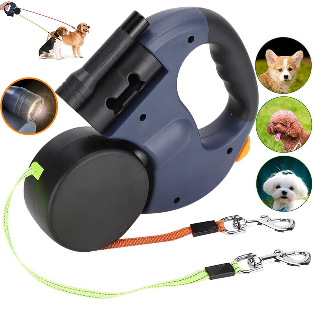 Kaufe Haustier-Hundehalsband, ausziehbare LED-Hundeleine mit 3M-Klebeband –  verbesserte automatische flexible Leine für Hunde, Welpen, Katzen,  Nachtsicherheit