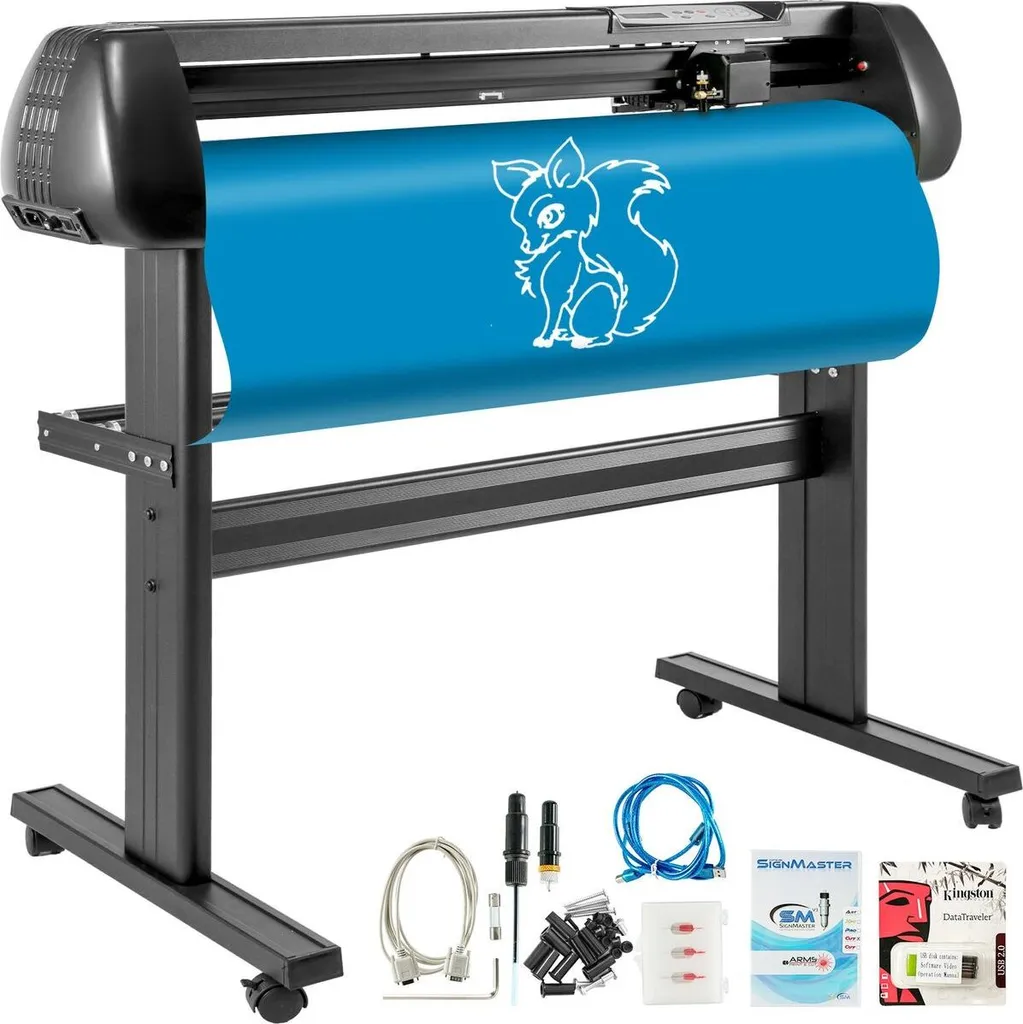Machine à découper le vinyle 72cm force et vitesse réglables avec socle