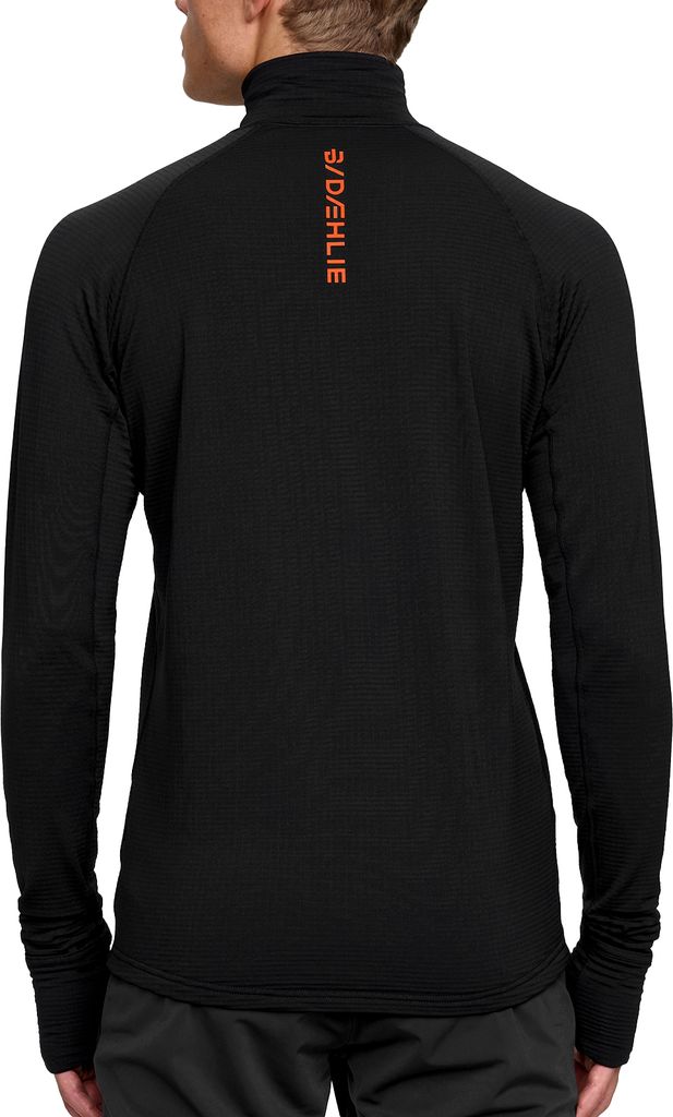 Daehlie Herren Midlayerjacke Langlaufjacke Funktionsjacke Laufjacke, Farbe:Schwarz, Artikel:-99900 black, Größe:2XL