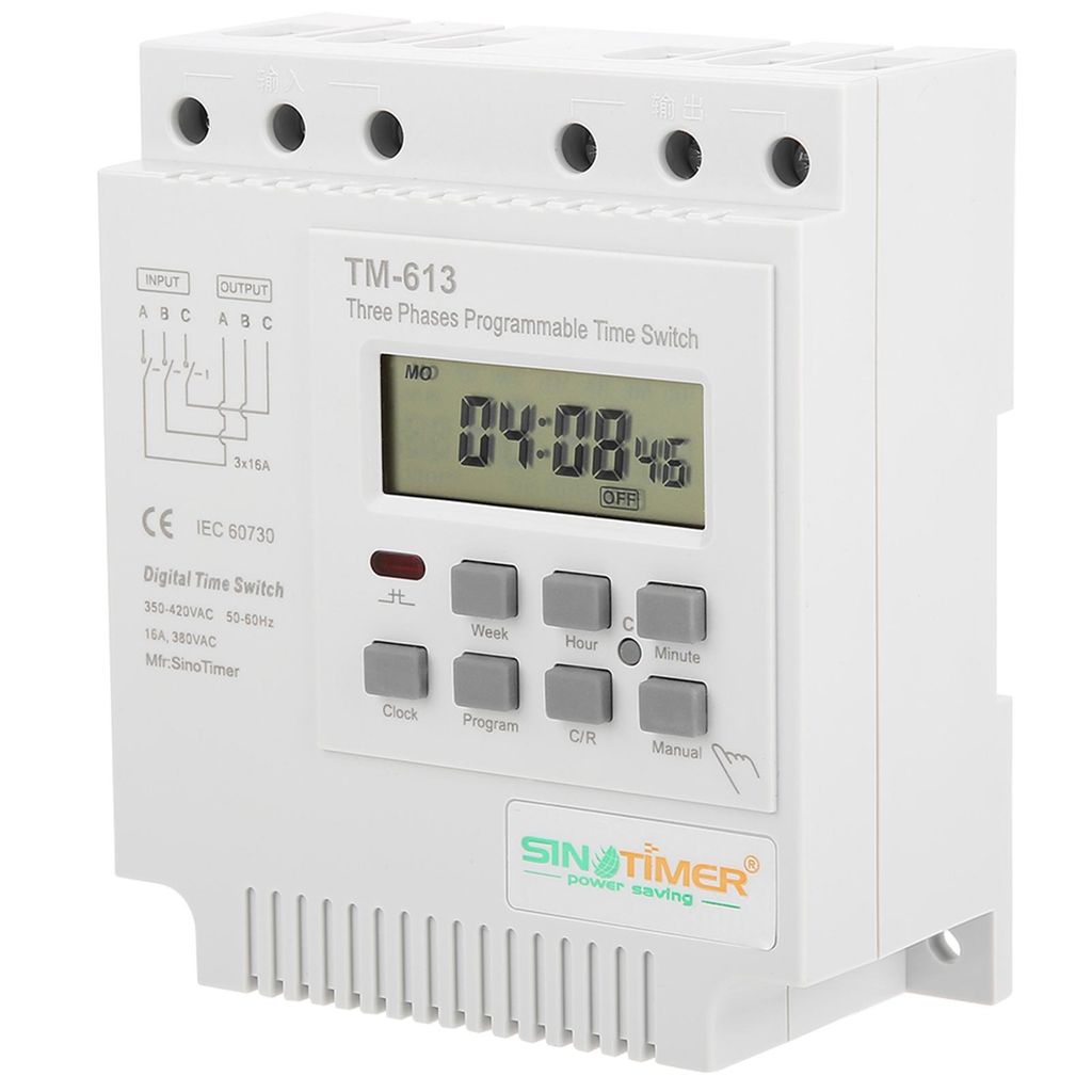 TM-163 Dreiphasiger 380-V-Smart-Digital-Zeitschaltuhr mit Produktbild 