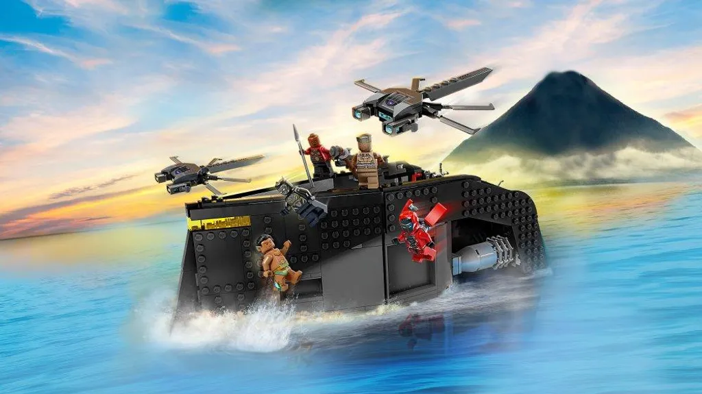 LEGO Marvel 76214 Black Panther avec 5 Figurines et Drones de Combat Bio - 15