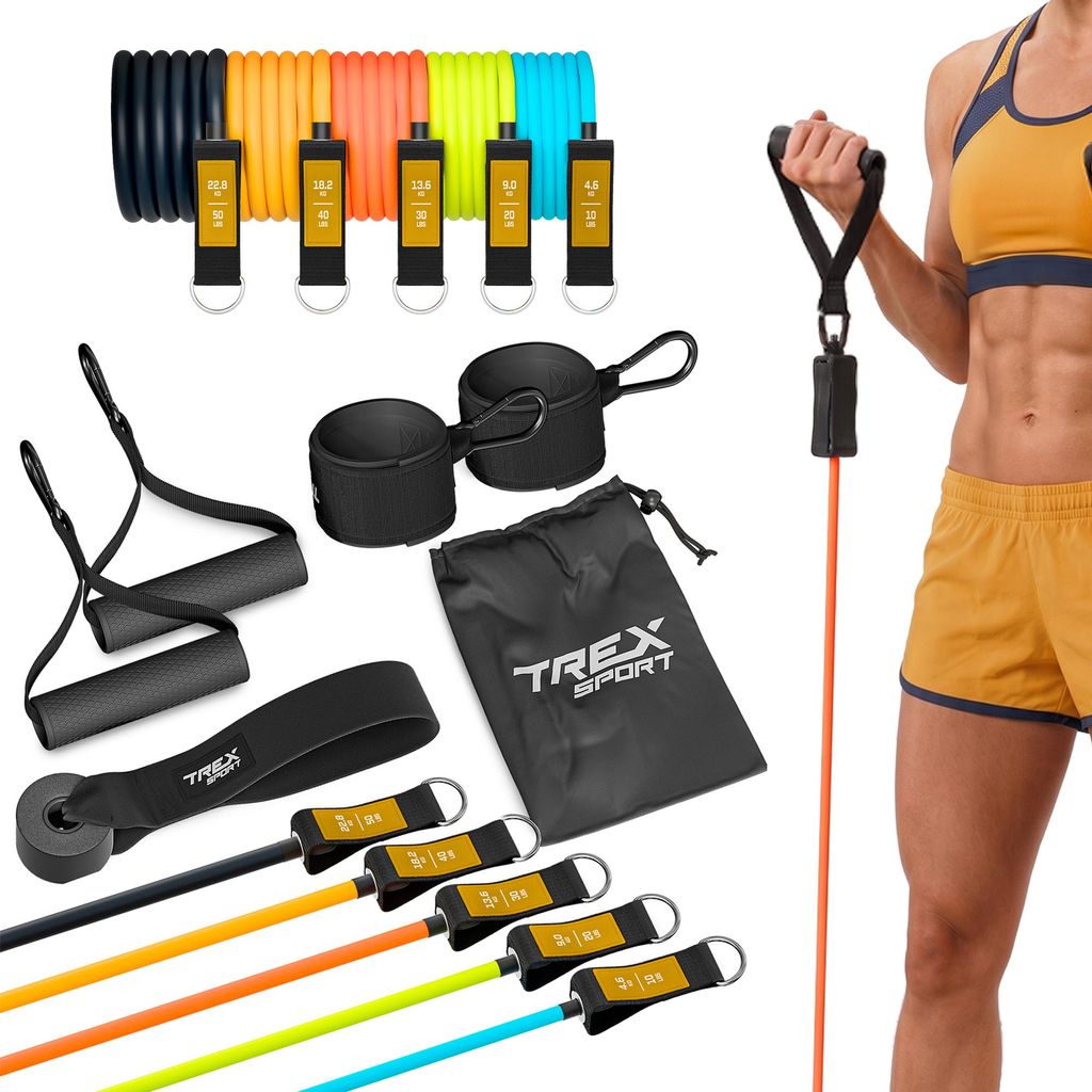 TREX SPORT Expander Gymnastikband 5er Set TX-050TSV Produktbild 