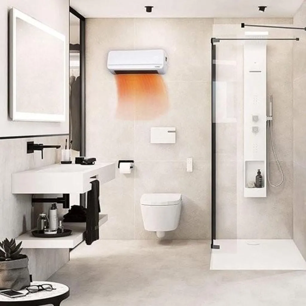 Chauffage salle de bains soufflant céramique 2000W spécial serviettes