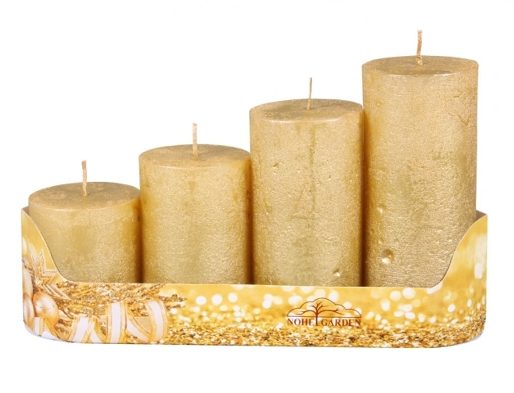 Nohel Garden Svíčky adventní STUPŇOVITÉ rustik metal Obrázek produktu 