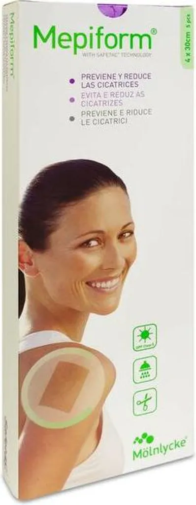 Mepiform 4x30 cm 5 Pezzi: Ritrova la Fiducia con la Pelle Liscia