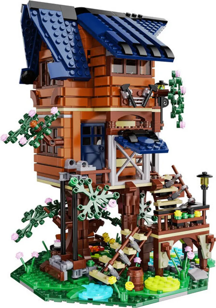 Jeu de construction Cabane dans l'arbre Multicolore Cada 1155 pièces