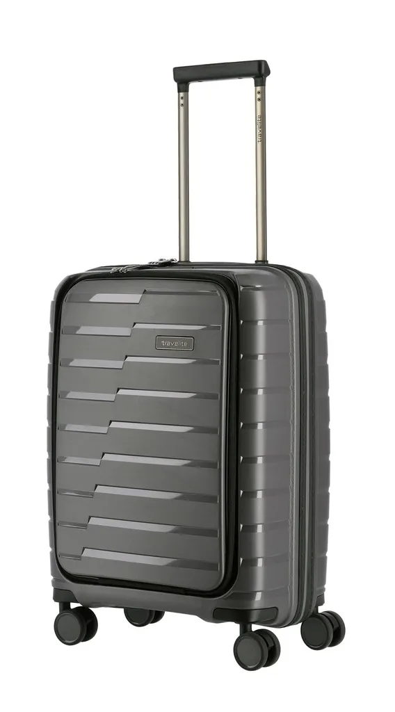 Valise cabine rigide Travelite Air Base S trolley 4 roues avec rangement PC