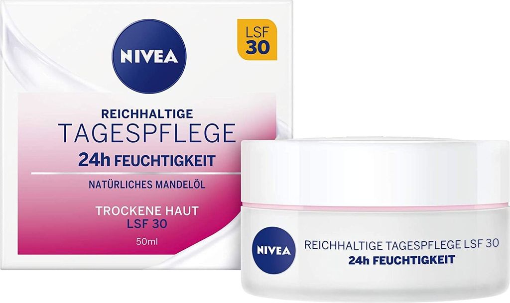 NIVEA 81291 NIVEA 24h FEUCHTIGKEIT LFS 30 REICHHALTIGE Zdjęcie produktu 