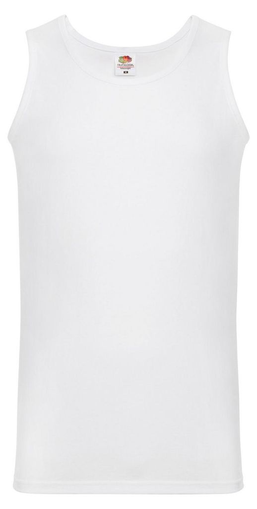 Fruit of the Loom - "Valueweight Athletic" Ärmelloses Oberteil für Herren/Damen Uni LT1862 (XL) (Weiß)