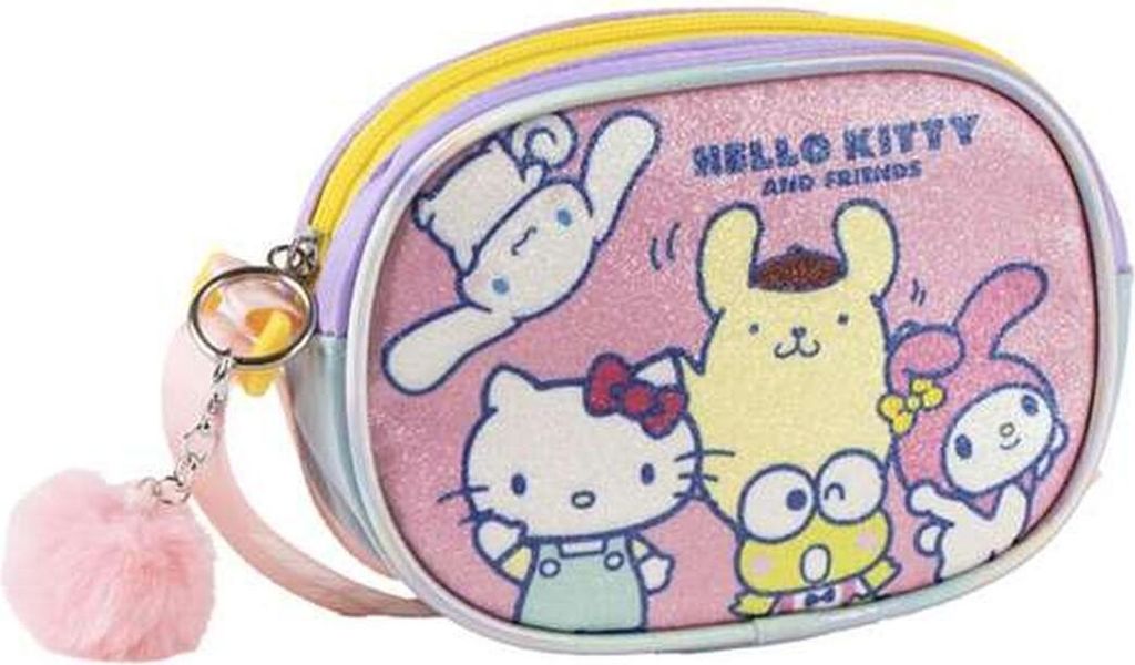 Umhängetasche Hello Kitty Rosa 14,5 x 10,5 x 4 cm