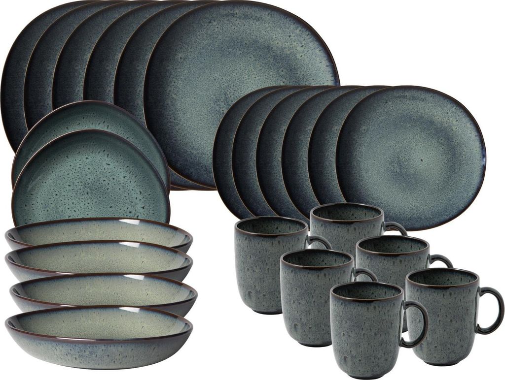 like Villeroy & Boch Lave gris Tafelset 24tlg Produktbild 