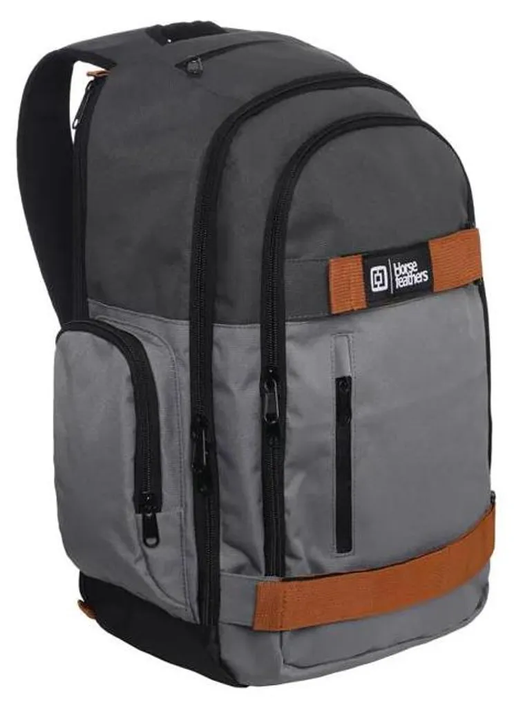 Sac à dos Horsefeathers Bolter gris clair idéal travail et école