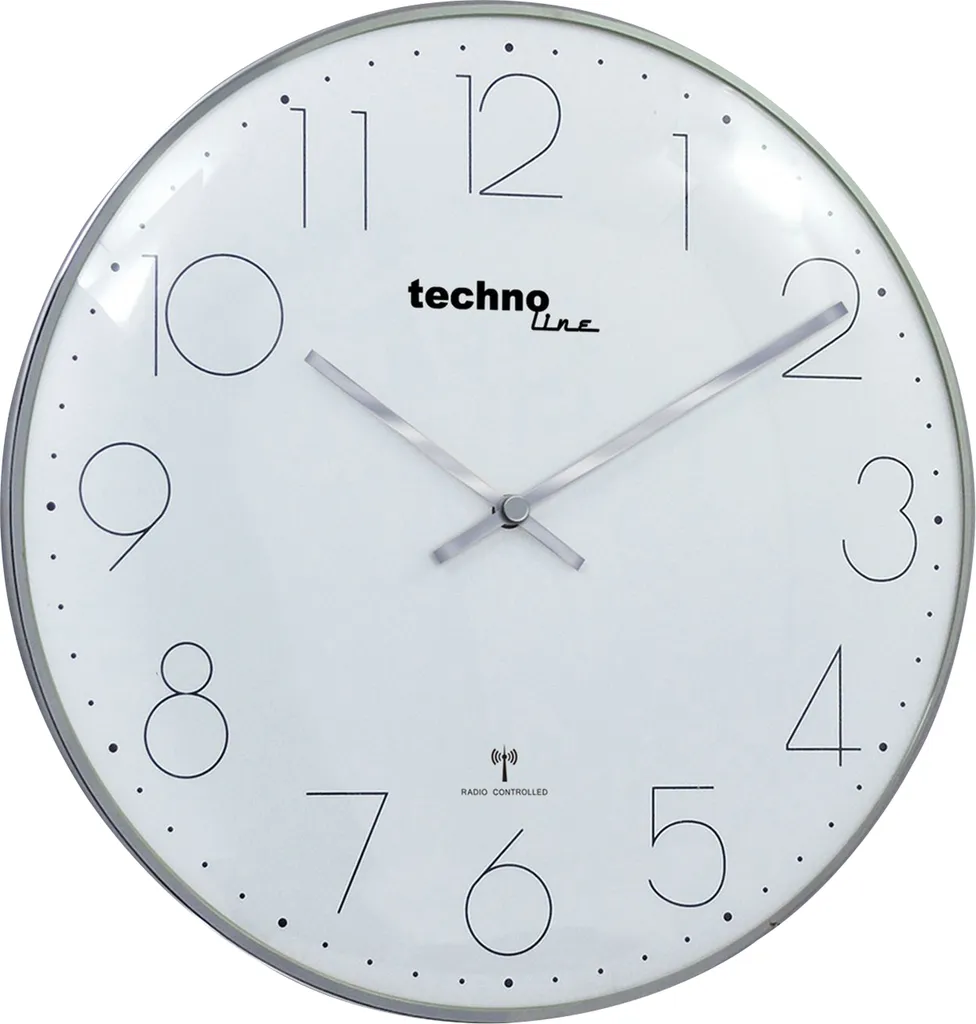 Horloge Murale Technoline WT 8240 Chrome : Finissez-en avec le Retard