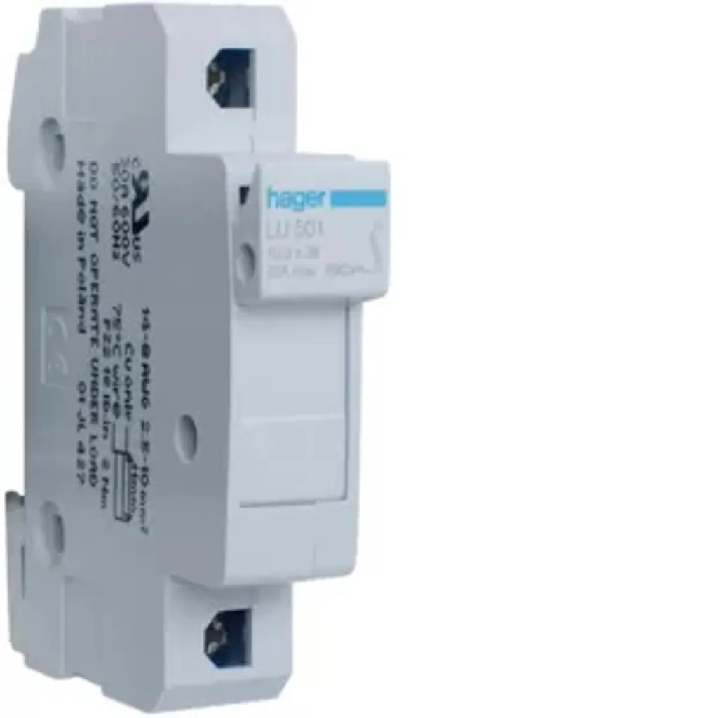 Fusible Hager LU501 1P UL haute performance 690V format L38 1PLE