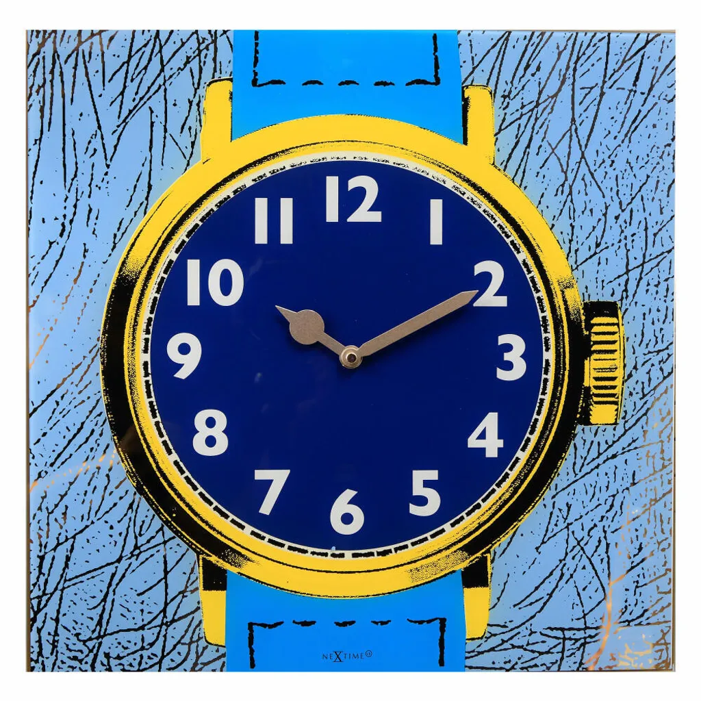 Horloge Murale Lisible et Design NeXtime Watch One en Verre Anti-Reflet