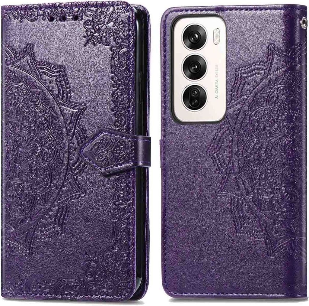 imoshion Mandala Klapphülle Oppo Reno 12 Pro - Violett