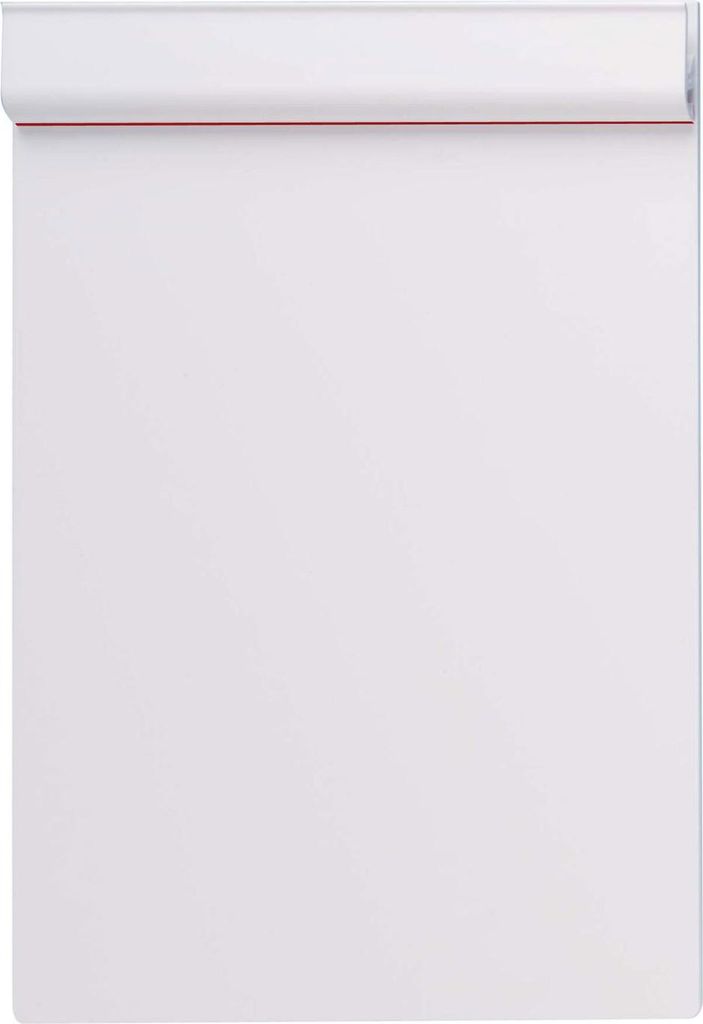 MAUL Klemmbrett MAULpro A4 Hochformat PS-Kunststoff weiß