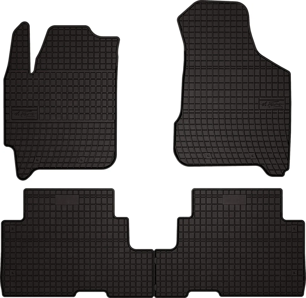Offerta Set Tappetini Gomma Kia Carens II (2002-2006) - Nero 4pz