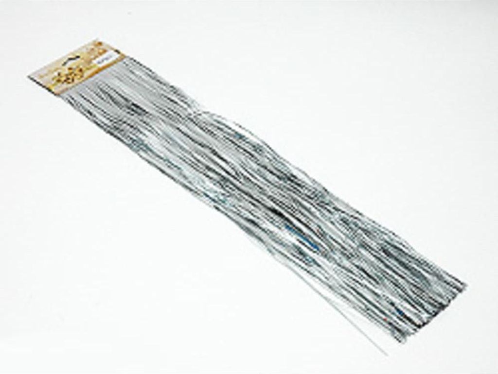 Festliches Lametta Silber 1,5mm x 50cm – Funkelnder Baumschmuck für Ihre Weihnachtsdekoration