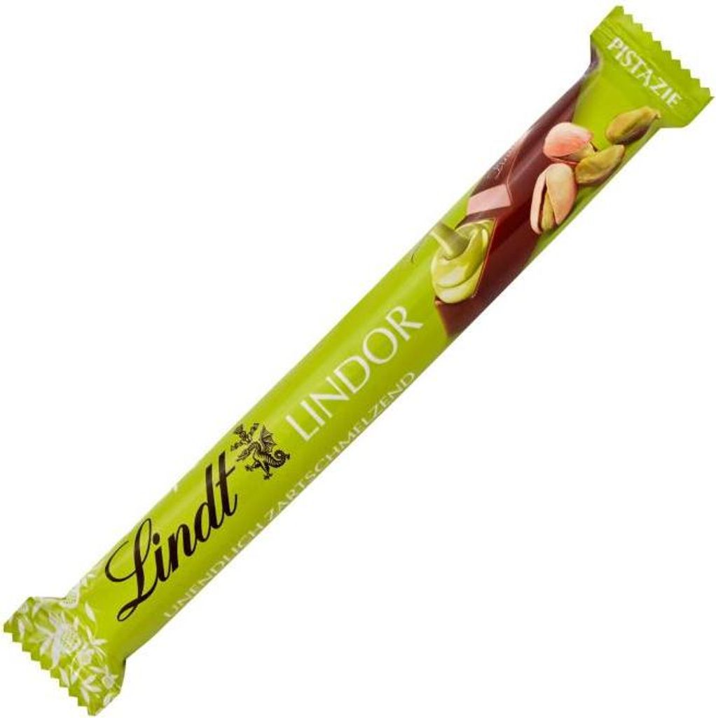 Lindt Lindor Pistazie Vollmilch Stick 38g Produktbild 