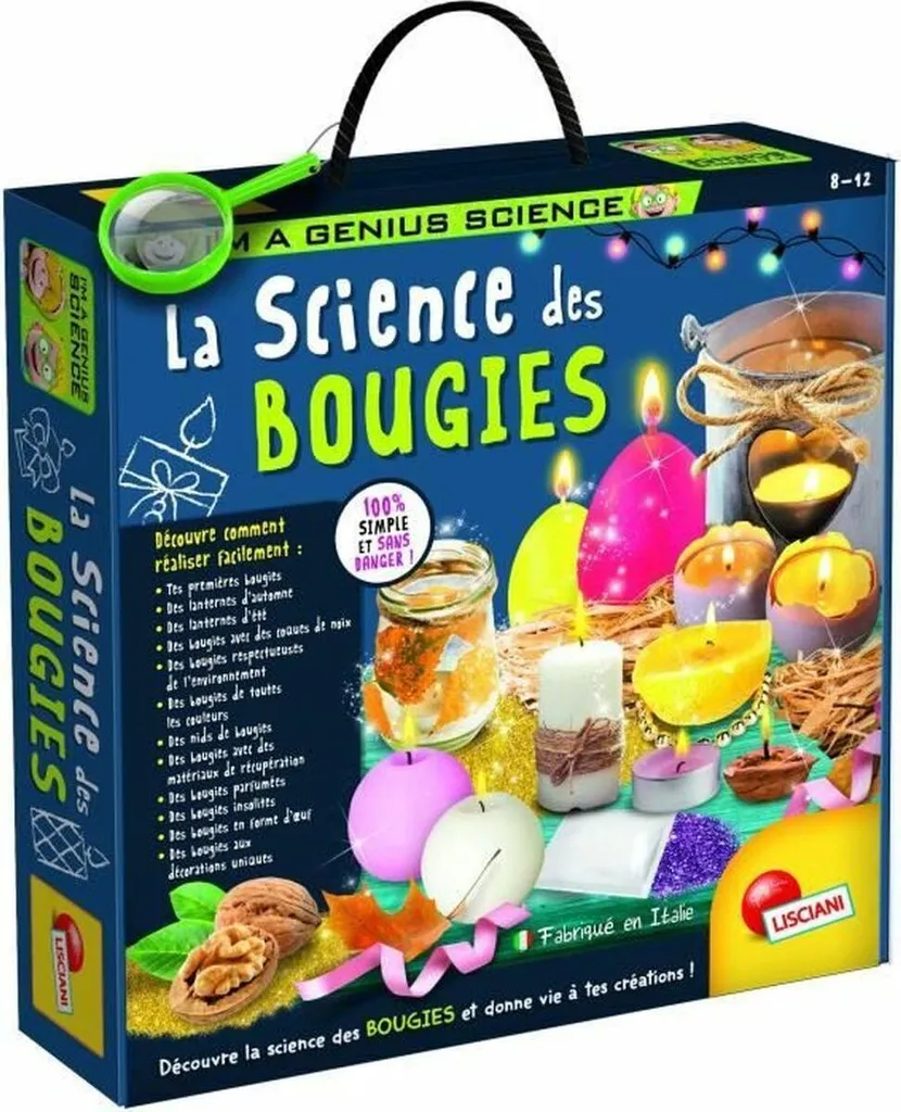 Apprendre la science en s'amusant : Kit bougies Lisciani éducatif FR