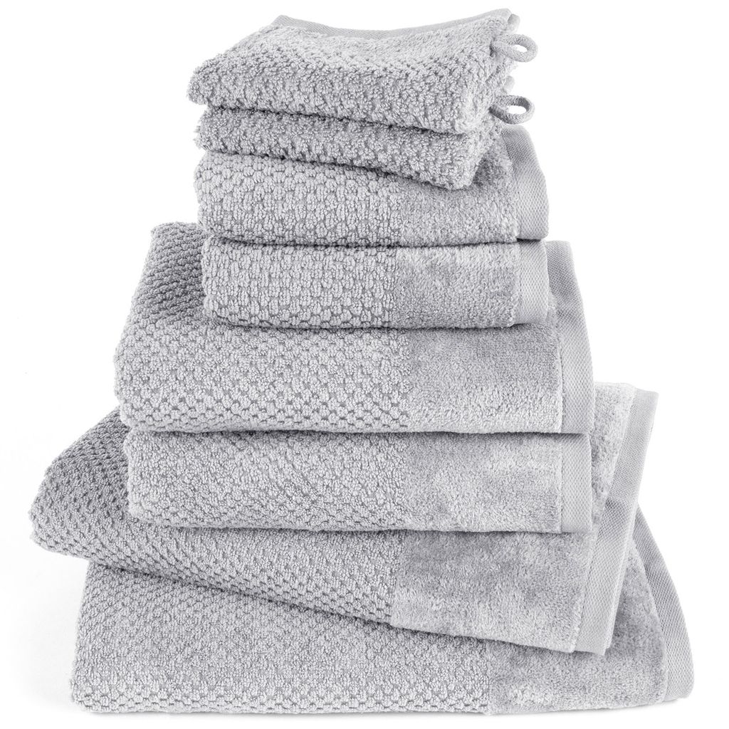 Pure Label 8-TLG Handtücher Set aus Baumwolle - 2x Badetuch Produktbild 