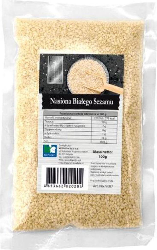Nasiona białego sezamu 100g - Thai Pride Zdjęcie produktu 