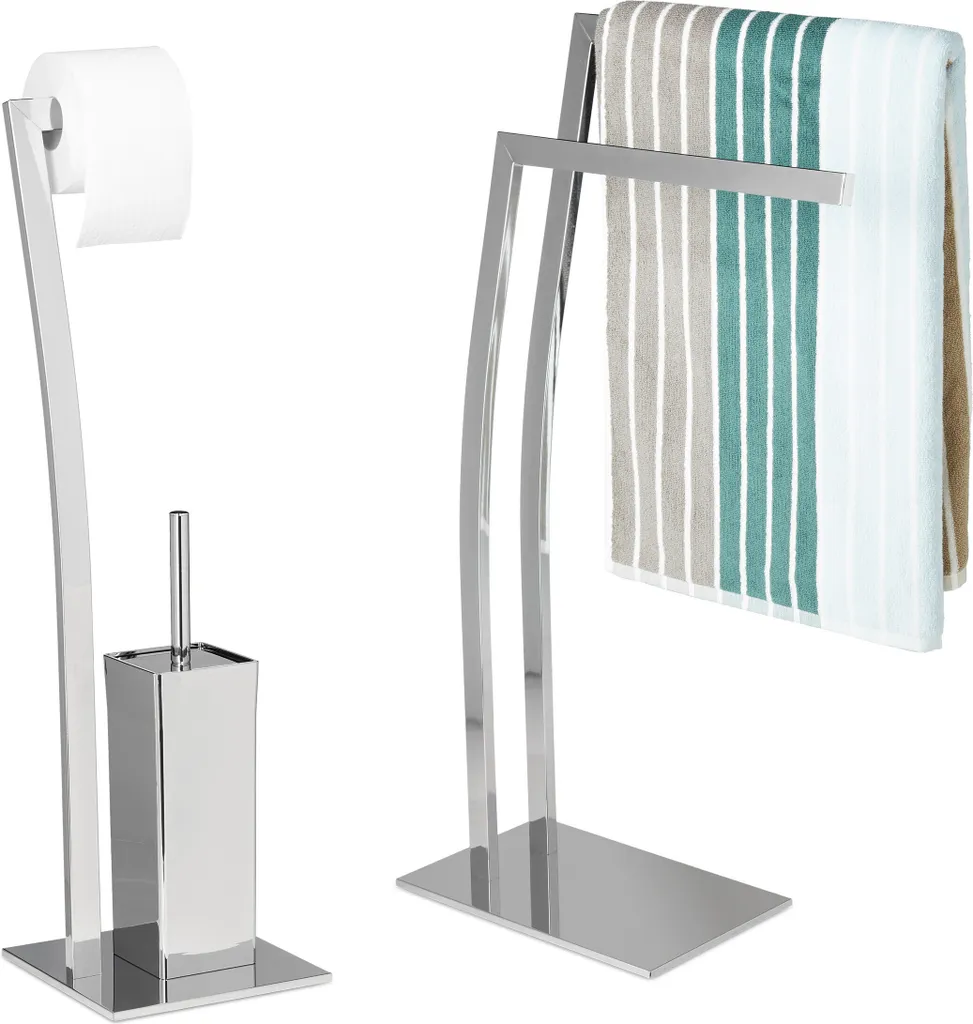Accessoires de salle de bain Relaxdays 2 pièces pour rangement de lavabo