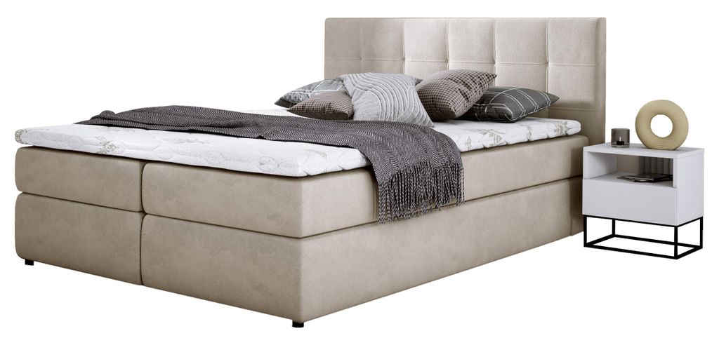 Postel s pružinovým roštem E-ZIMPAZ 140x200 MALMO s funkcí Obrázek produktu 
