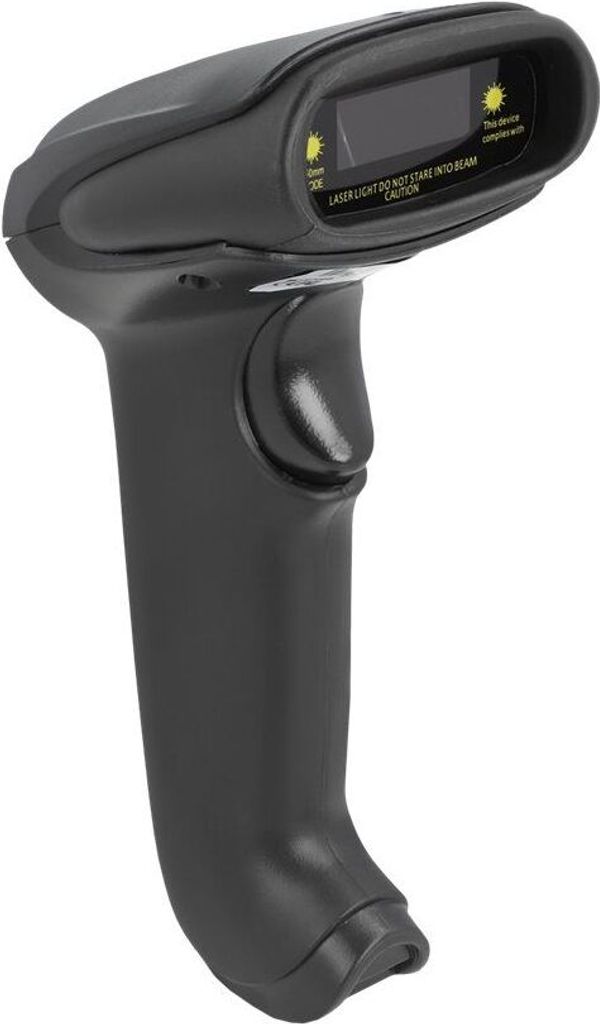 Delock Barcode Scanner 1D Laser für 2.4 GHz, Bluetooth oder USB
