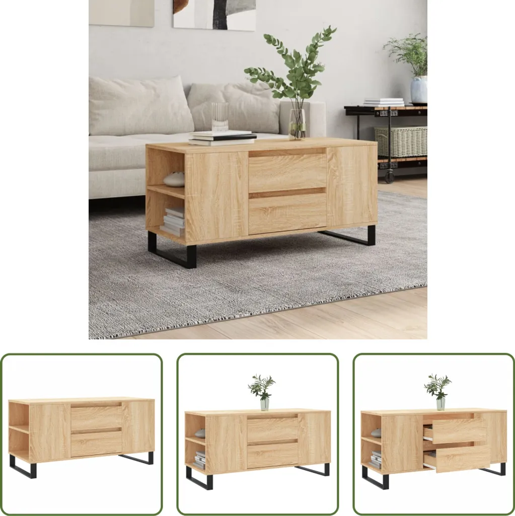 Crea il tuo Angolo Relax con il Tavolino Rovere Sonoma The Living Store