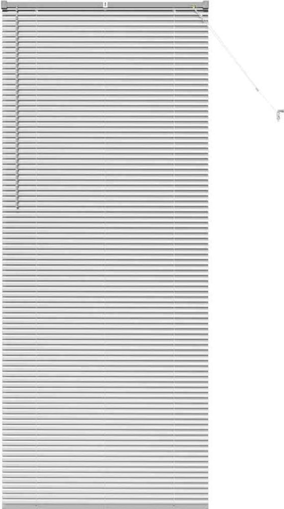 vidaXL Balkenjalousien Silber 220 x 95 cm Aluminium