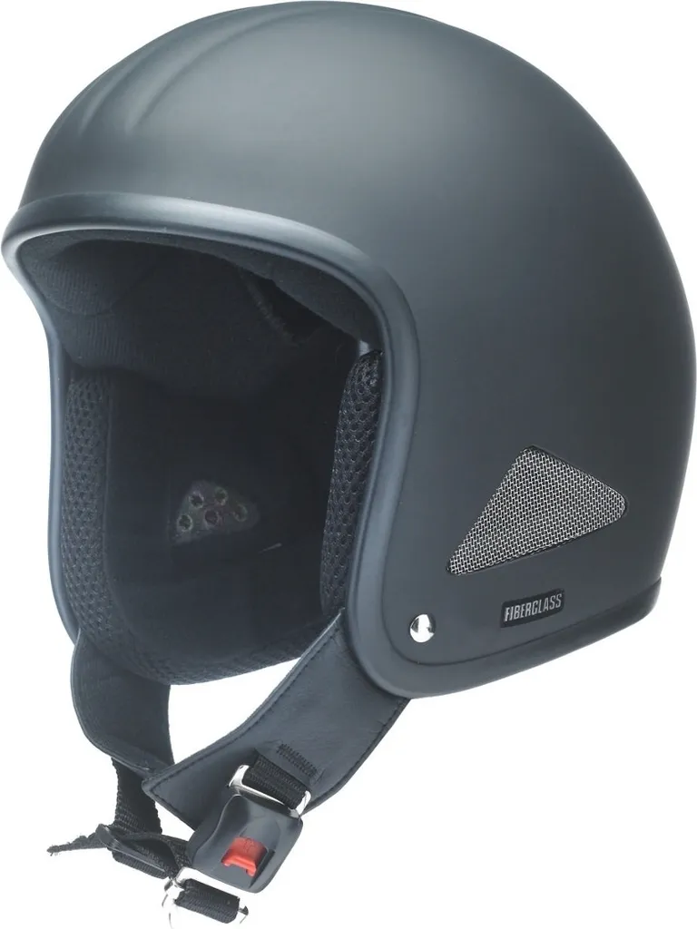 Casque jet pour scooter urbain Redbike RB-670 noir mat taille L 59-60cm