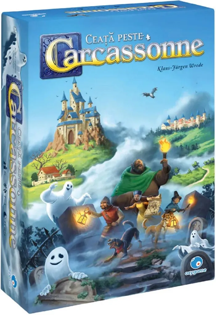 Jeu de Plateau Le Brouillard sur Carcassonne pour Soirée en Famille