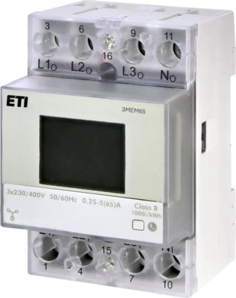 ETI Modularer Energiezähler 3MEM65-BPO-MID