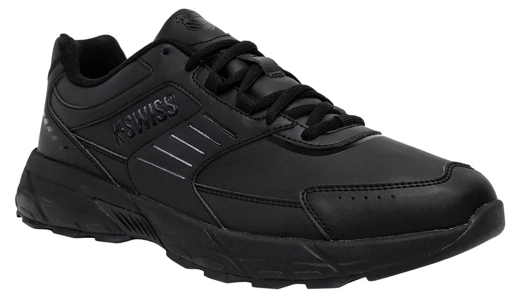 Chaussures K-Swiss Fario LTH en cuir noir : Confort et maintien taille 40