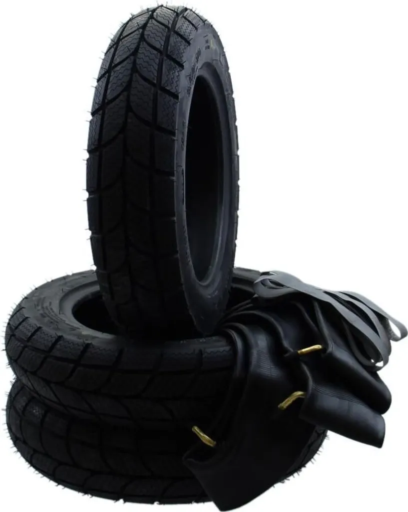 Equipement Hiver Vespa PX Ape : 3 Pneus Kenda K701 3.50-10 et Accessoires