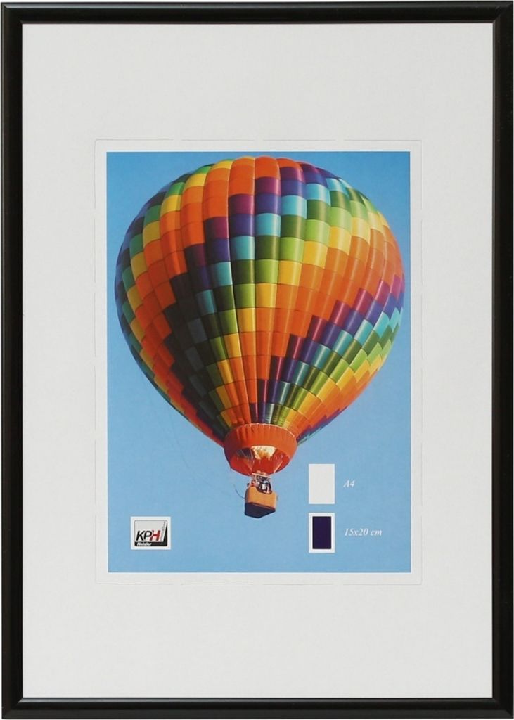 Kunststoff Bilderrahmen New Lifestyle A4 21x29,7cm Schwarz