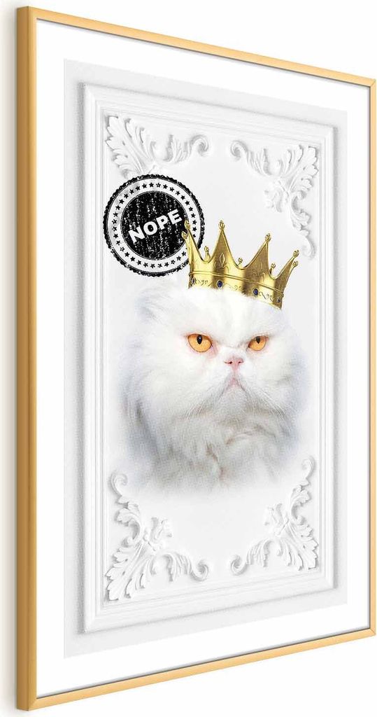 Posterpapier Poster - Cat King 29.7x42 cm Tiere g-C-0107-ao-a