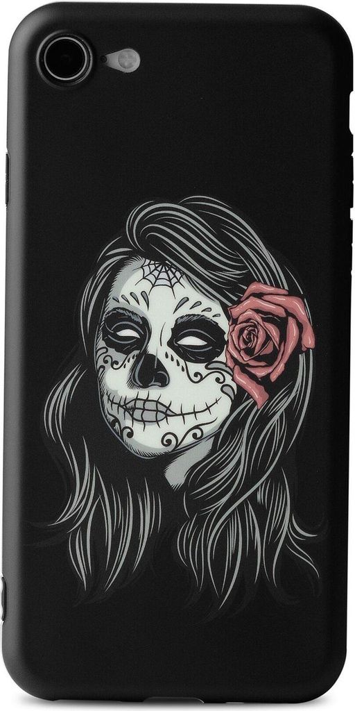 Networx Limited Skull Edition Lady Schutzhülle für iPhone SE (2020) schwarz