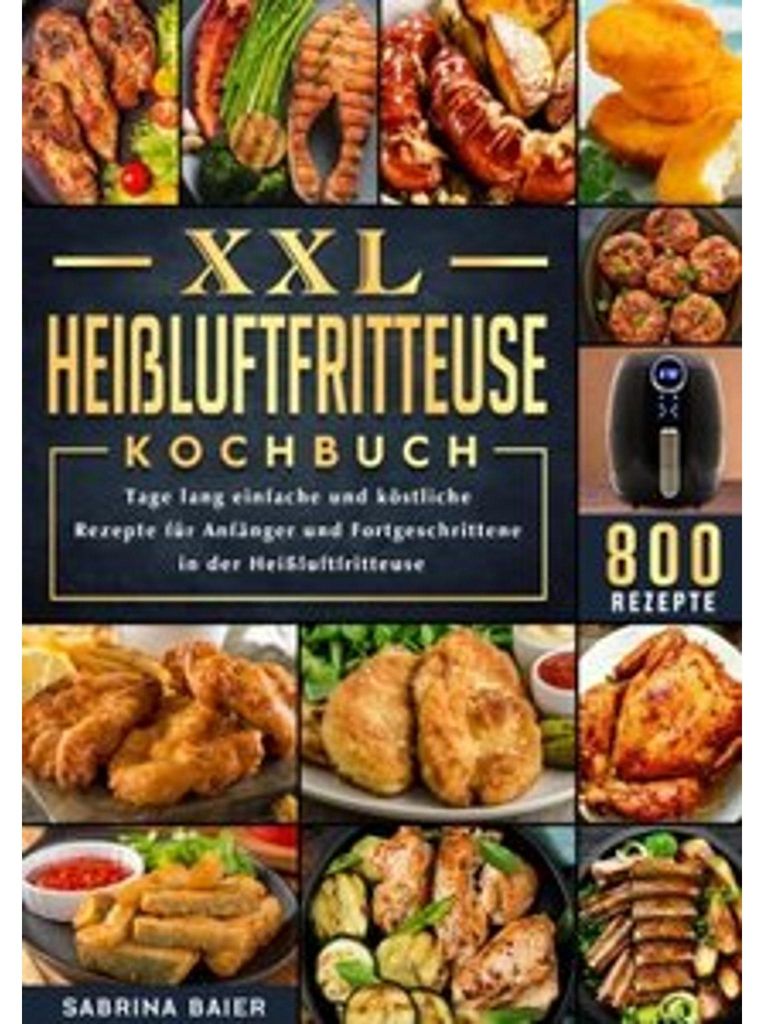 XXL Heißluftfritteuse Kochbuch Produktbild 