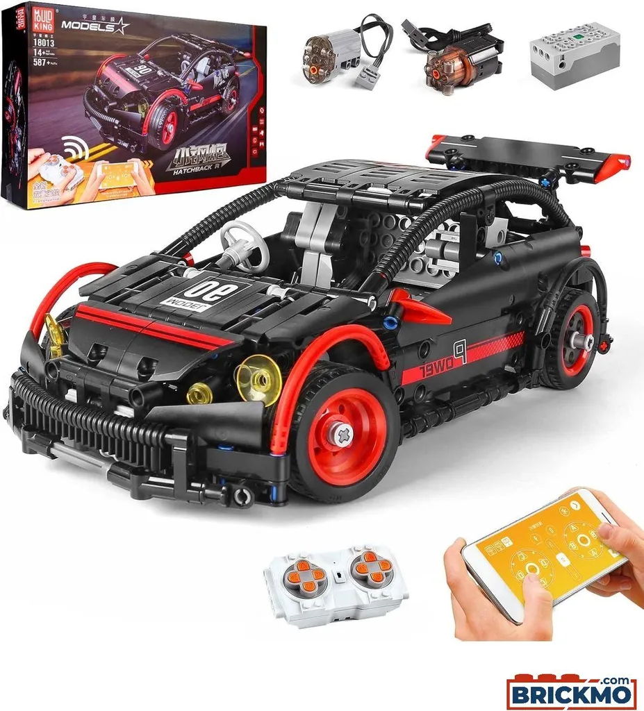 Véhicule télécommandé pour adulte Mould King 18013 Hatchback R technique