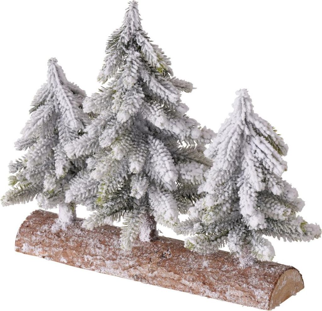Boltze Weihnachtsdekoration Reika Baum, Deko-Baum 27 cm mit Glitzereffekt